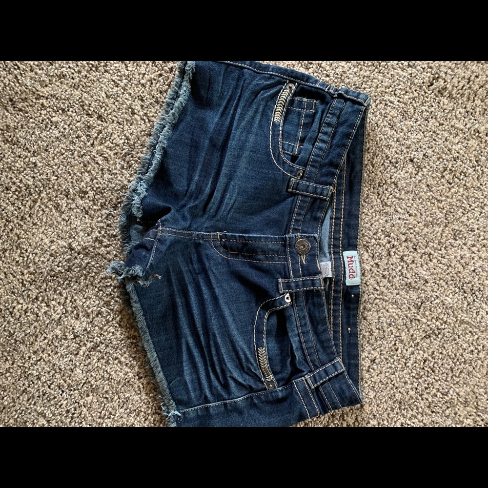 Dark blue jeans